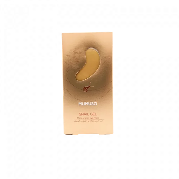 MUMUSO Augenmaske mit Schneckengel und Hyaluron, 96 ml (Gold) – feuchtigkeitsspendende Augenpflege für sensible Haut.