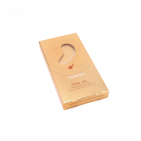 MUMUSO Augenmaske mit Schneckengel und Hyaluron, 96 ml (Gold) – feuchtigkeitsspendende Augenpflege für sensible Haut.