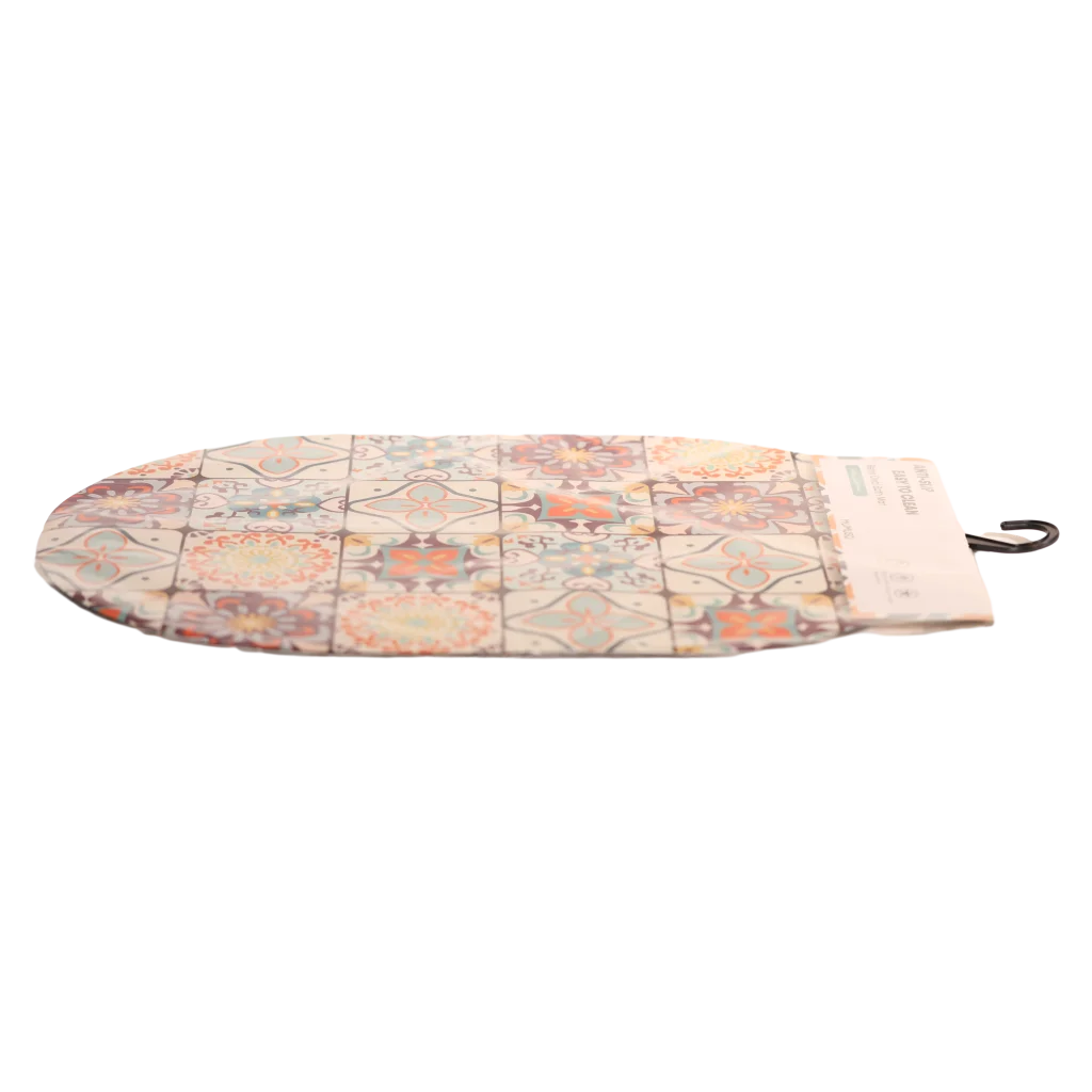 mumuso_badematte_oval_rutschfest_retro_fliesenmuster_mehrfarbig_2.webp MUMUSO ovale Badematte rutschfest mit Retro-Fliesen-Muster, mehrfarbig – rutschfeste Badematte für Badezimmer.