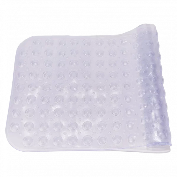 MUMUSO rutschfeste Badematte PVC transparent – Badematte rutschfest für Dusche oder Badewanne, sicher und pflegeleicht.