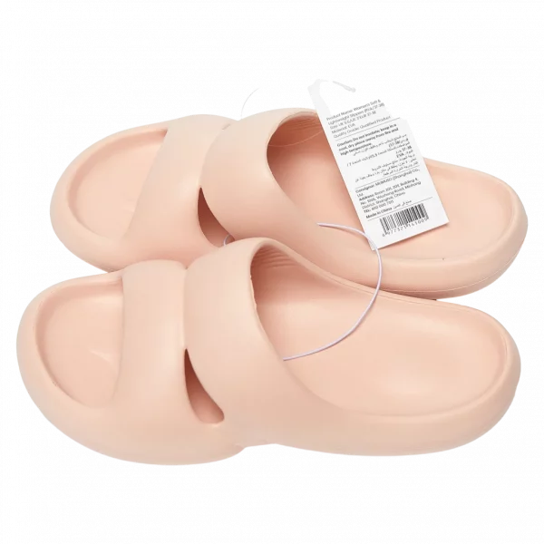 MUMUSO Badeslipper für Damen aus EVA, Größe 39-40 in Pink – leichte, bequeme Hausschuhe für das Bad.