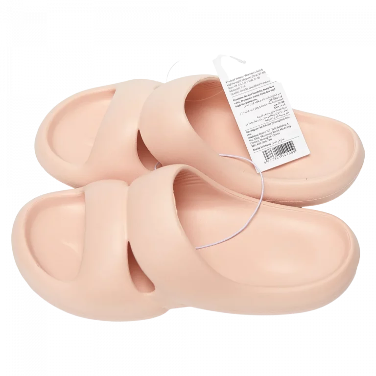MUMUSO Badeslipper für Damen aus EVA, Größe 39-40 in Pink – leichte, bequeme Hausschuhe für das Bad.