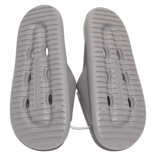 MUMUSO Badeslipper aus EVA, Größe 44-45 (Grau) – bequeme Badeschuhe für Männer und Frauen, rutschfest und hygienisch.