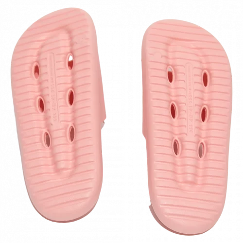 MUMUSO Badeslipper für Damen, Größe 36-37 aus EVA in Rosa – bequeme, wasserdurchlässige Badeschuhe für das Badezimmer.