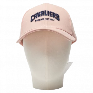 MUMUSO Baseball Cap aus Baumwolle für Erwachsene mit Cavaliers-Schriftzug, rosa – sportliche Cap für Freizeit und Alltag.