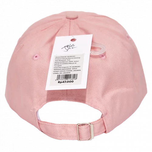 MUMUSO Baseball Cap aus 100% Baumwolle für Erwachsene in Rosa – verstellbare Baseball Cap für Damen und Herren.