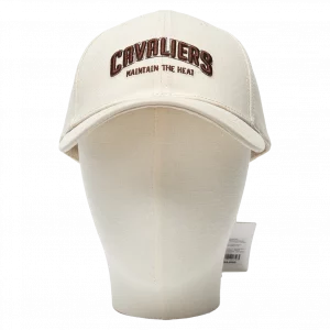 MUMUSO Baseball Cap für Erwachsene mit Cavaliers-Schriftzug, verstellbar in Weiß – modische Cap für Freizeit und Alltag.