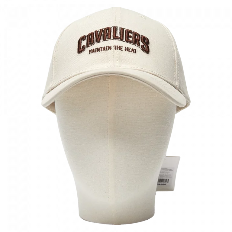 MUMUSO Baseball Cap für Erwachsene mit Cavaliers-Schriftzug, verstellbar in Weiß – modische Cap für Freizeit und Alltag.