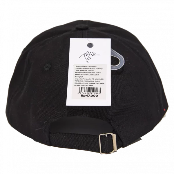 MUMUSO Baseball Cap für Erwachsene (Schwarz), klassisch verstellbar – stilvolle Cap für Freizeit und Alltag.