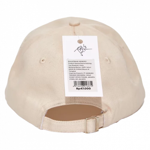MUMUSO Baseballcap für Erwachsene, klassisches Design in Beige – verstellbare Kappe für Outdoor-Aktivitäten.
