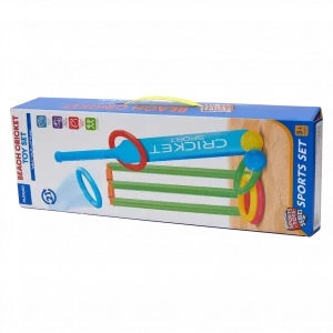 MUMUSO Cricket-Spielset aus Kunststoff für Kinder, blau – Outdoor-Spielzeug ideal für Strand und Garten.