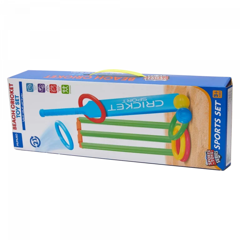 MUMUSO Cricket-Spielset aus Kunststoff für Kinder, blau – Outdoor-Spielzeug ideal für Strand und Garten.