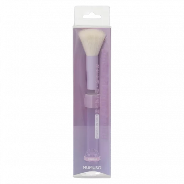 MUMUSO Blush Stippling Pinsel zum Auftragen von Rouge, Make-up Pinsel in Flieder – sanft zur empfindlichen Haut.