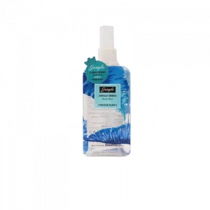 MUMUSO Body Mist mit tropischem Duft, 119,6 ml (Blau) – erfrischendes Körperspray mit Pflanzenmotiv für Damen.