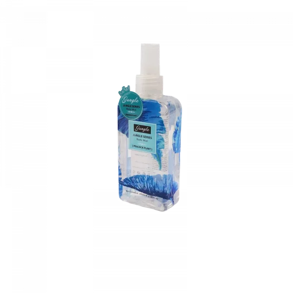 MUMUSO Body Mist mit tropischem Duft, 119,6 ml (Blau) – erfrischendes Körperspray mit Pflanzenmotiv für Damen.