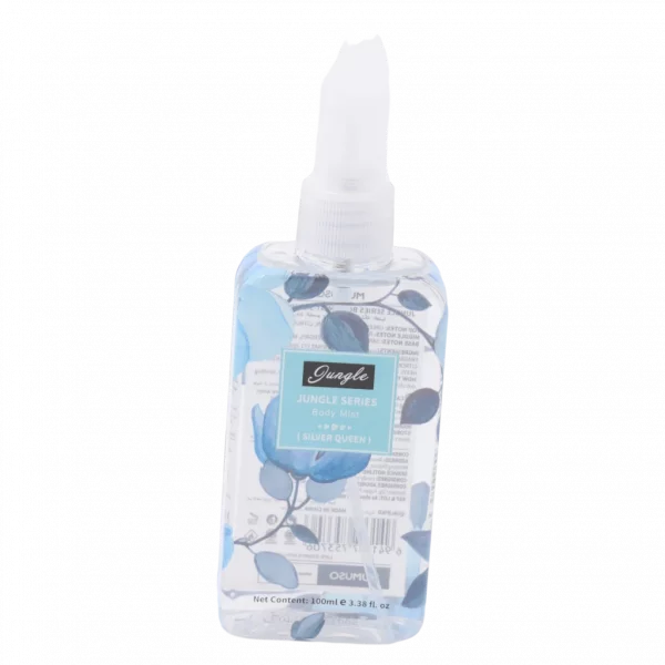 MUMUSO Body Mist für Damen, 100 ml (Blau/Weiß) – erfrischendes Körperspray mit Zitrusduft aus der Jungle Series.