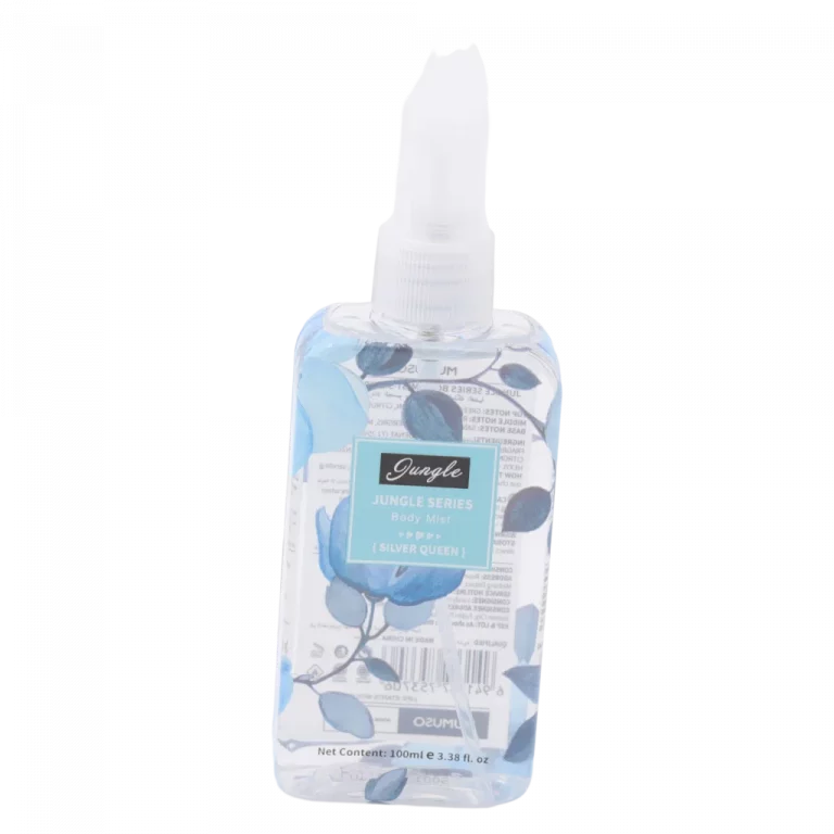 MUMUSO Body Mist für Damen, 100 ml (Blau/Weiß) – erfrischendes Körperspray mit Zitrusduft aus der Jungle Series.