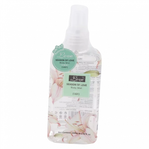 MUMUSO Body Mist Lily, Körperspray blumig, 119,6 ml – Körperspray mit Lilienduft für empfindliche Haut.