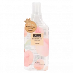 MUMUSO Body Mist mit Pfirsichduft, 100 ml – leichtes Körperspray für Frauen mit fruchtigem Duft, ideal für unterwegs.