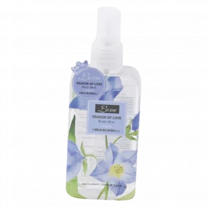 MUMUSO Body Mist Wild Bluebell, 100 ml (Blau) – frisches Körperspray mit Blumen-Duft für Damen und Herren.