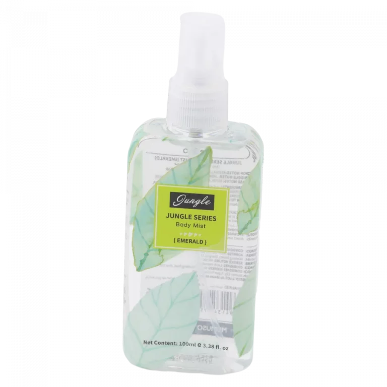 MUMUSO Body Mist Jungle Series mit Emerald-Duft, 100 ml (Transparent) – erfrischendes Körperspray für Damen und Herren.
