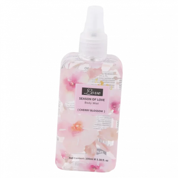 MUMUSO Body Mist mit Kirschblüten-Duft, 100 ml – zarter Körperspray mit blumigem Duft für unterwegs und Alltag.