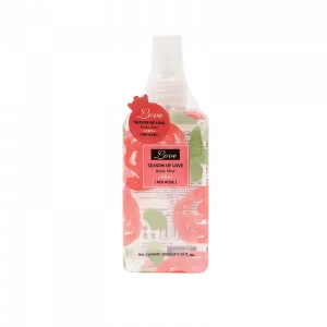 MUMUSO Body Mist Spray mit Rosenduft, 124 ml – blumiger Körperspray mit dezentem Rosenduft für Damen.