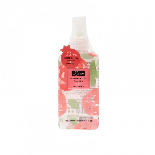 MUMUSO Body Mist Spray mit Rosenduft, 124 ml – blumiger Körperspray mit dezentem Rosenduft für Damen.