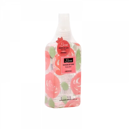 MUMUSO Body Mist Spray mit Rosenduft, 124 ml – blumiger Körperspray mit dezentem Rosenduft für Damen.
