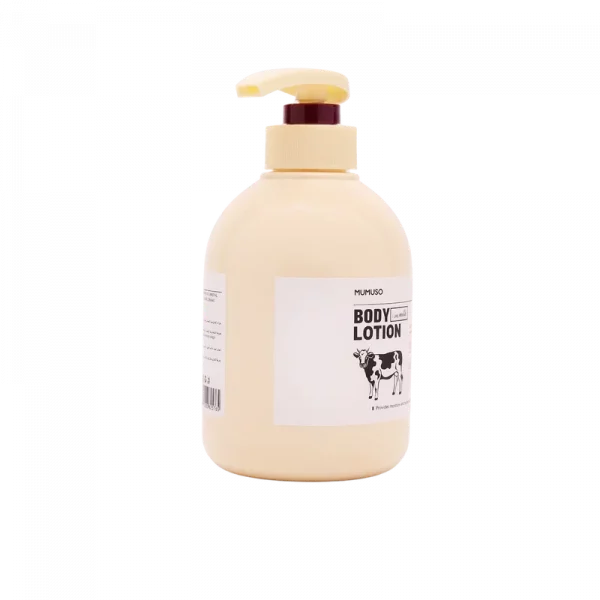 MUMUSO Bodylotion mit Milchextrakt, 500 g (Natur) – pflegende Körperlotion für trockene Haut, spendet Feuchtigkeit.