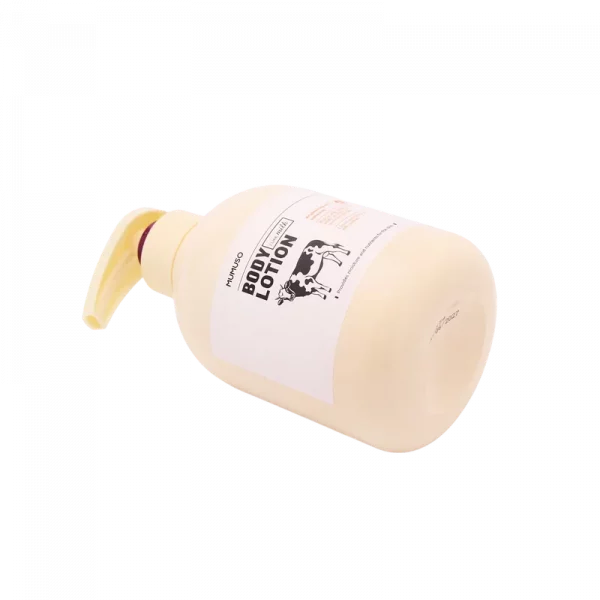 MUMUSO Bodylotion mit Milchextrakt, 500 g (Natur) – pflegende Körperlotion für trockene Haut, spendet Feuchtigkeit.