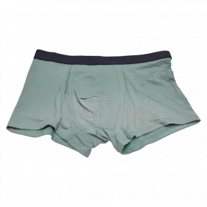 MUMUSO Boxershorts Herren mit Komfort-Passform, Größe 2XL in Graugrün – bequeme Herrenunterwäsche für den Alltag.