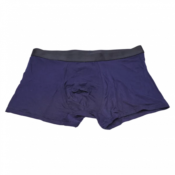 MUMUSO Boxershorts für Herren im komfortablen Schnitt, Größe 2XL – bequeme Unterwäsche in Navy Blau für Männer.