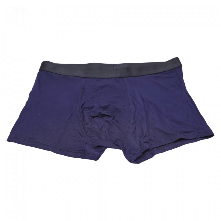 MUMUSO Boxershorts für Herren im komfortablen Schnitt, Größe 2XL – bequeme Unterwäsche in Navy Blau für Männer.