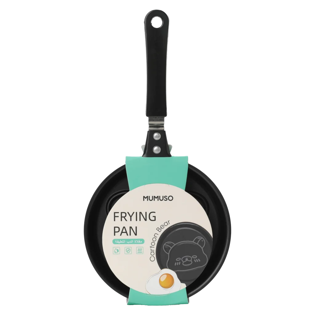 mumuso_bratpfanne_eisen_klein_baerchen_schwarz.webp MUMUSO kleine Bratpfanne aus Eisen mit Bärchen, handlich und ideal fürs Frühstück – Bratpfanne Eisen für Ei.