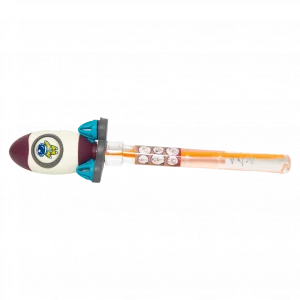 MUMUSO Bubble-Wasserpistole aus Kunststoff mit Raketenoptik – tolles Kinderspielzeug für Seifenblasen im Freien.