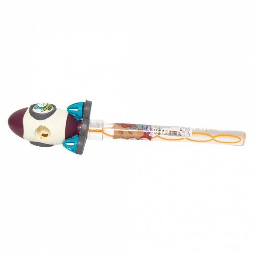 MUMUSO Bubble-Wasserpistole aus Kunststoff mit Raketenoptik – tolles Kinderspielzeug für Seifenblasen im Freien.