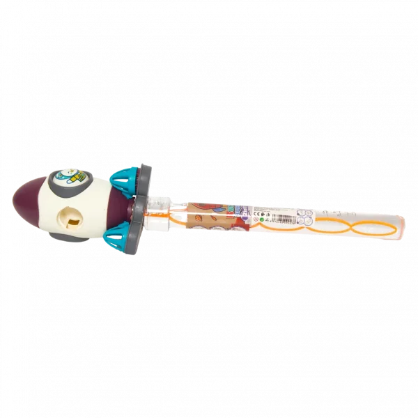 MUMUSO Bubble-Wasserpistole aus Kunststoff mit Raketenoptik – tolles Kinderspielzeug für Seifenblasen im Freien.