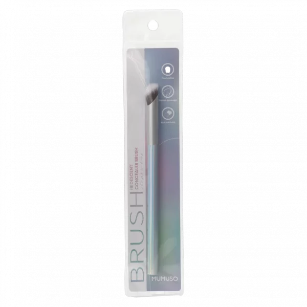 MUMUSO Concealer-Pinsel mit schimmerndem Griff, feinen Nylonborsten (Silber) – präzises Beauty Tool für Make-up.