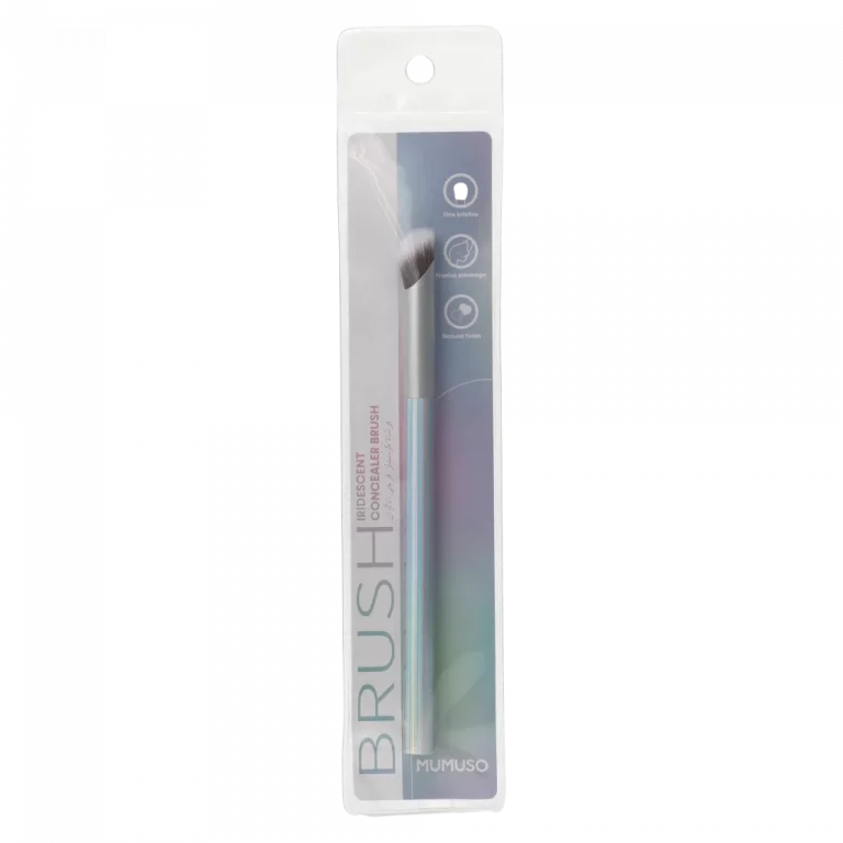 MUMUSO Concealer-Pinsel mit schimmerndem Griff, feinen Nylonborsten (Silber) – präzises Beauty Tool für Make-up.