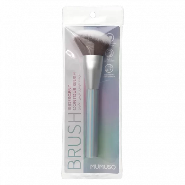 MUMUSO Contour-Pinsel für Make-up, schimmernd (Silber) – präziser Beauty Tool Contouring Pinsel für Gesichtskontur.