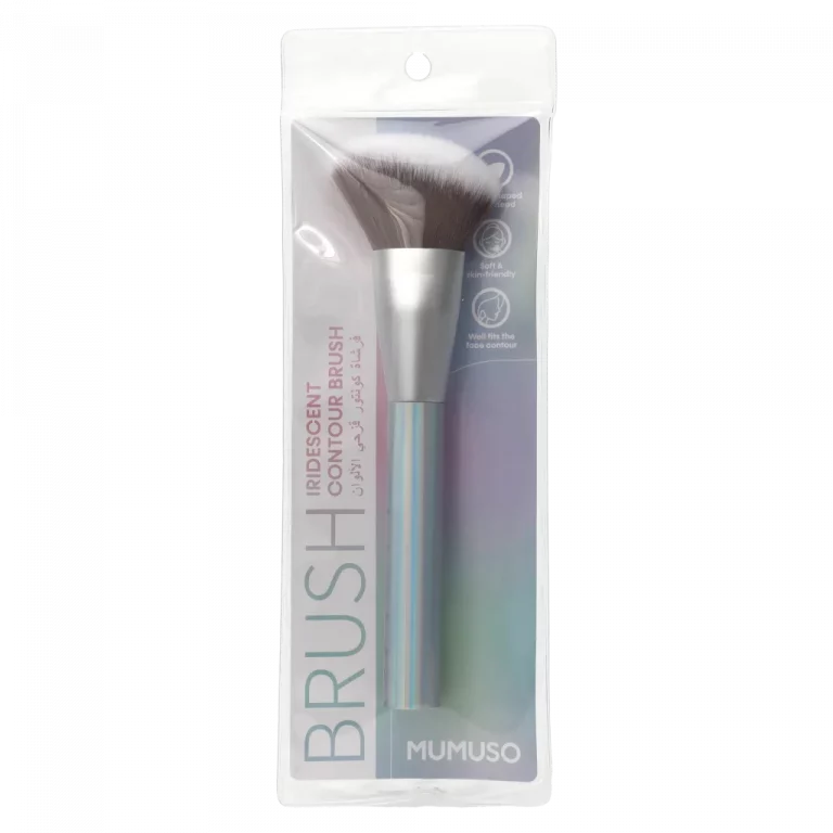 MUMUSO Contour-Pinsel für Make-up, schimmernd (Silber) – präziser Beauty Tool Contouring Pinsel für Gesichtskontur.