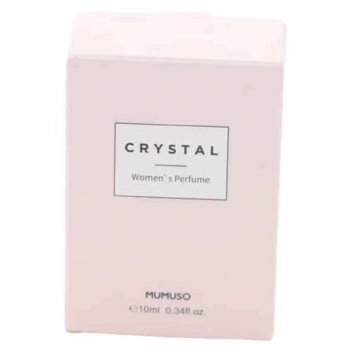 MUMUSO Damenparfüm Crystal im Glasflakon, 10 ml (Transparent) – elegantes Parfüm für Frauen, perfekt für unterwegs.