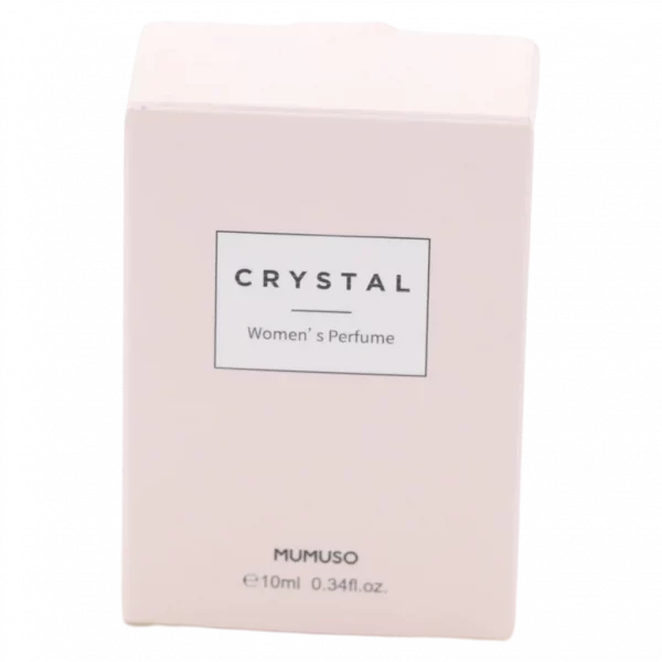 MUMUSO Damenparfüm Crystal im Glasflakon, 10 ml (Transparent) – elegantes Parfüm für Frauen, perfekt für unterwegs.