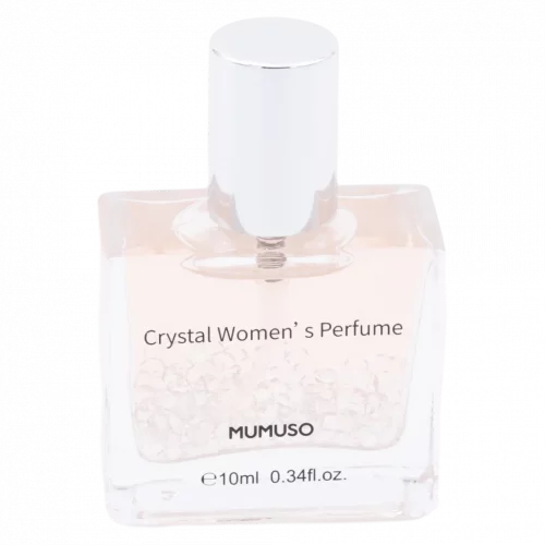 MUMUSO Damenparfüm Crystal im Glasflakon, 10 ml (Transparent) – elegantes Parfüm für Frauen, perfekt für unterwegs.