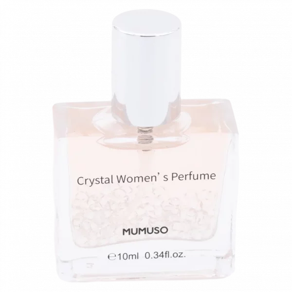 MUMUSO Damenparfüm Crystal im Glasflakon, 10 ml (Transparent) – elegantes Parfüm für Frauen, perfekt für unterwegs.