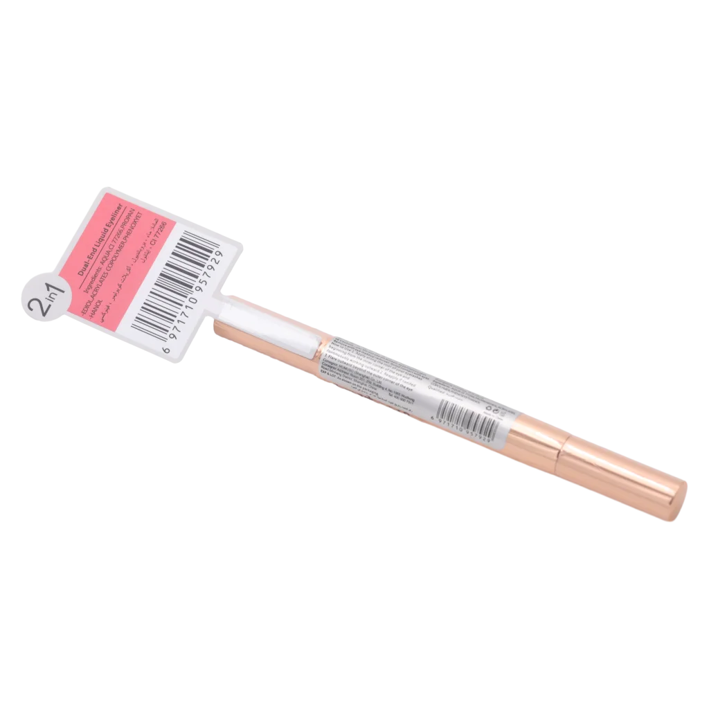 mumuso_doppelseitiger_fluessig-eyeliner-stift_13-1g_schwarz.webp MUMUSO doppelseitiger Flüssig-Eyeliner-Stift schwarz, 13,1 g – perfekter Flüssig-Eyeliner für präzise Lidstriche.