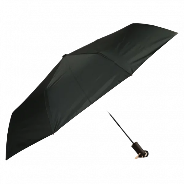 MUMUSO Taschenschirm mit Automatikfunktion, dreifach faltbar in Army Green, ideal als Regenschirm für unterwegs.