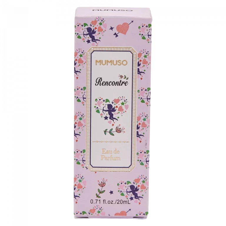 MUMUSO Eau de Parfum Damen mit floralem Print, 96,9 ml (Transparent) – Damen Parfüm mit blumigem Duft und floralen Akzenten.