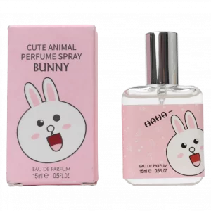 MUMUSO Eau de Parfum Spray, 15 ml (Rosa) mit Hase – kompaktes Damen Parfüm ideal für Alltag und unterwegs.